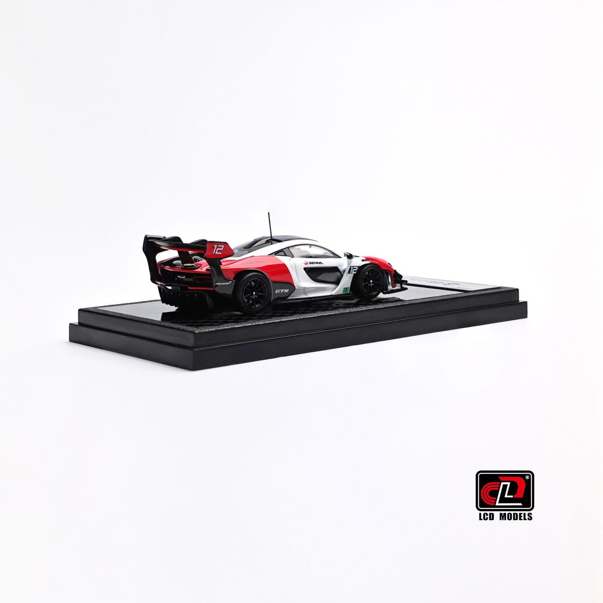 LCD 1:64 McLaren Senna GTR Red White McLaren Official Licensed