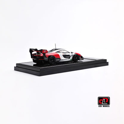 LCD 1:64 McLaren Senna GTR Red White McLaren Official Licensed