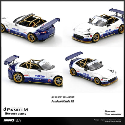 INNO64 1:64 MAZDA MX-5 ND Miata PANDAEM ROCKET BUNNY V1.0 (IN64-MX5P-ND-01)