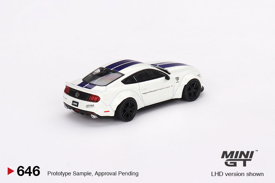 Mini GT 1:64 FORD MUSTANG GT LB-WORKS White LHD (MGT00646-CH)