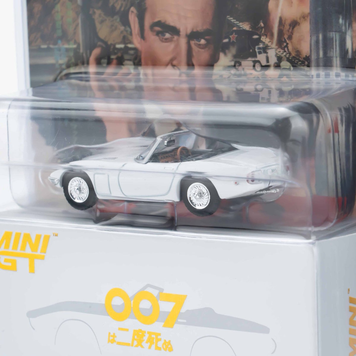 Mini GT 1:64 Toyota 2000GT Roadster “You Only Live Twice” in Blaster Packaging Japanese Version (MGT00915-007J)