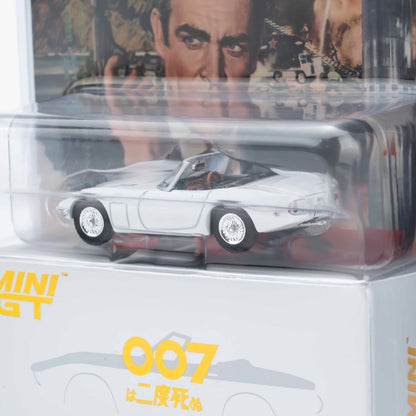 Mini GT 1:64 Toyota 2000GT Roadster “You Only Live Twice” in Blaster Packaging Japanese Version (MGT00915-007J)