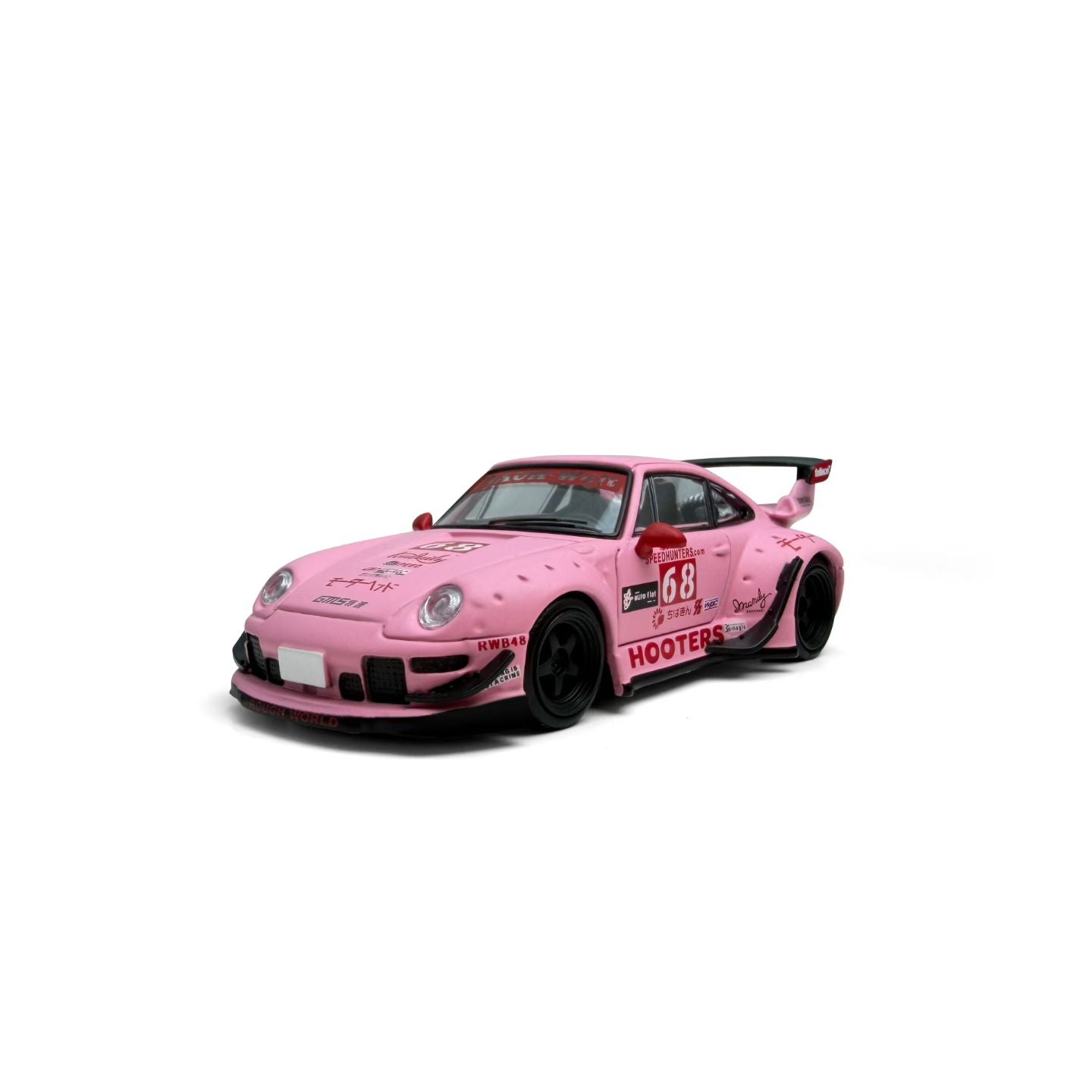 Model Model 1:64 RWB 993 Hooters Matt Pink 68 in Blister Packaging