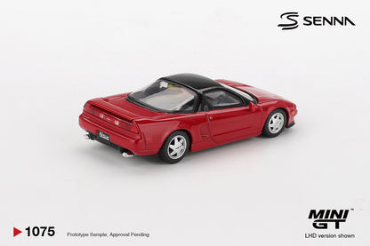 Mini GT 1:64 Honda NS-X Prototype Midship Sports 1989 Ayrton Senna w/ Figure (MGT01075-CH)
