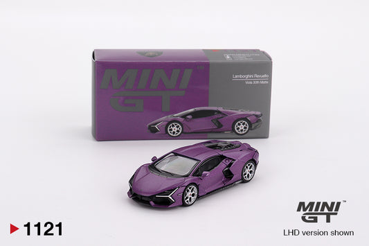 Mini GT 1:64 Lamborghini Revuelto Viola 30th Matte (MGT01121-CH)