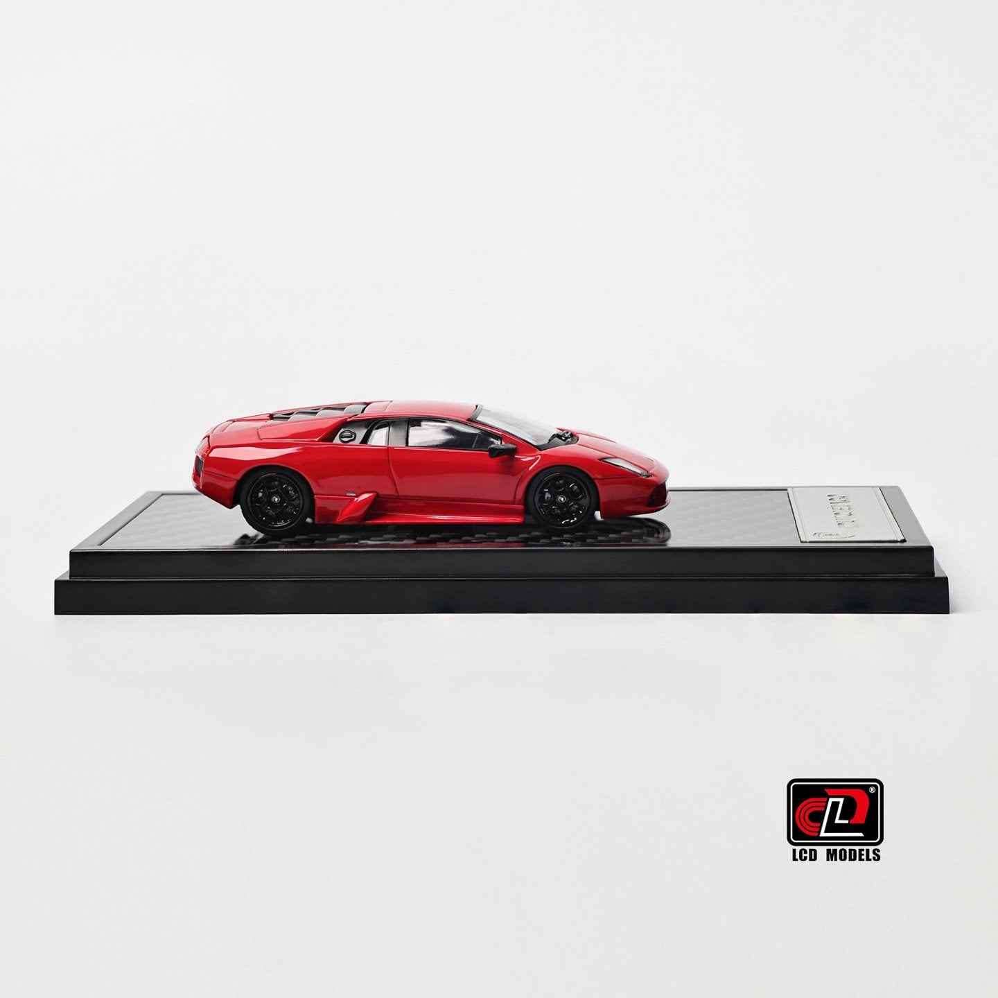 LCD 1:64 Lamborghini Murcielago Red Openable Engine Hood with Detailed Engine Lamborghini Official Licensed