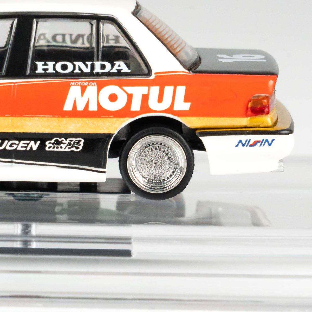 BMC BM Creations 1:64 Honda CIVIC EF2 1991 White MOTUL (RHD)