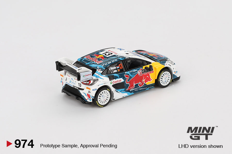 Mini GT 1:64 Ford Puma Rally1 #13 M-Sport Ford WRT 2024 Rally Monte Carlo (MGT00974-CH)