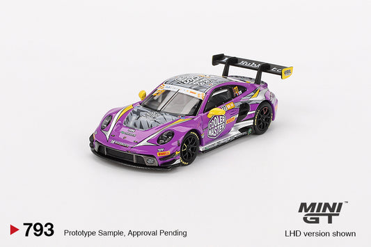 Mini GT 1:64 Porsche 911 GT3 R #27 HubAuto Racing 2023 FIA GT World Cup 70th Macau Grand Prix (MGT00793-CH)