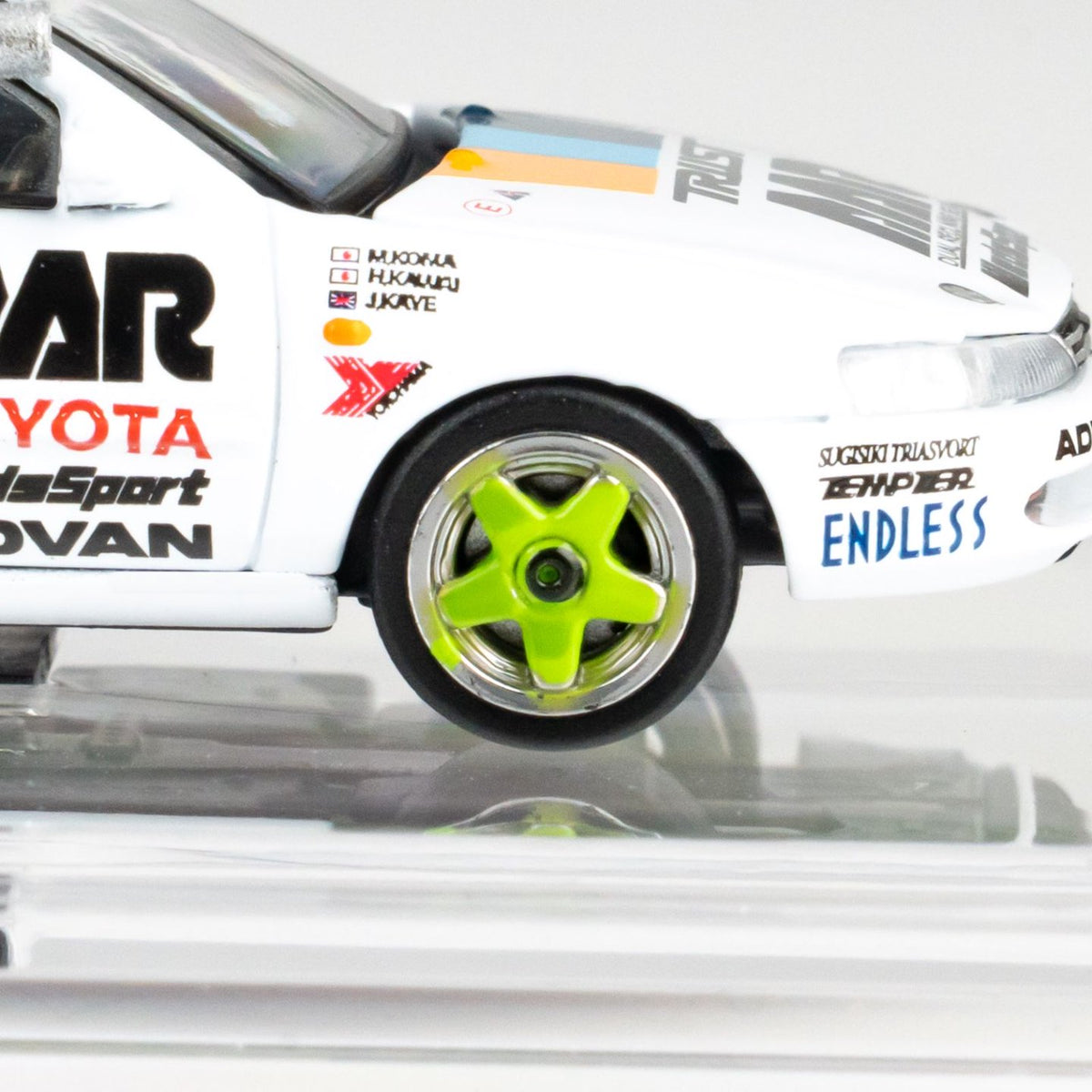 BMC BM Creations 1:64 Toyota Levin 101 JTC 1993 TRUST 92 Macau (Hong Kong Toys"R"Us Exclusive Edition)