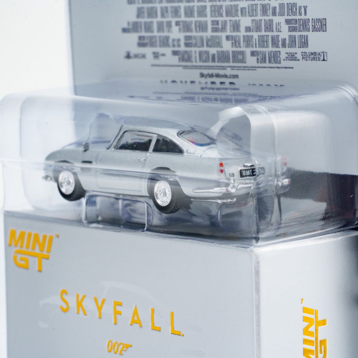 Mini GT 1:64 Aston Martin DB5 “Skyfall” – Battle Damaged Edition in Blister Packaging English Version (MGT00913-007E)
