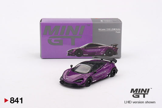 Mini GT 1:64 McLaren 720S LB★Works Purple(MGT00841-CH)