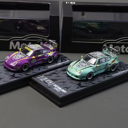 Motokit 1:64 RWB 993 #23 Hub Auto Green Livery