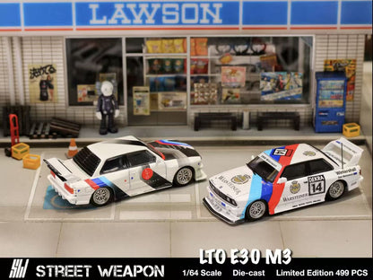 Street Weapon 1:64 BMW M3 E30 Live to Offend LTO Custom LTO Expo Edition