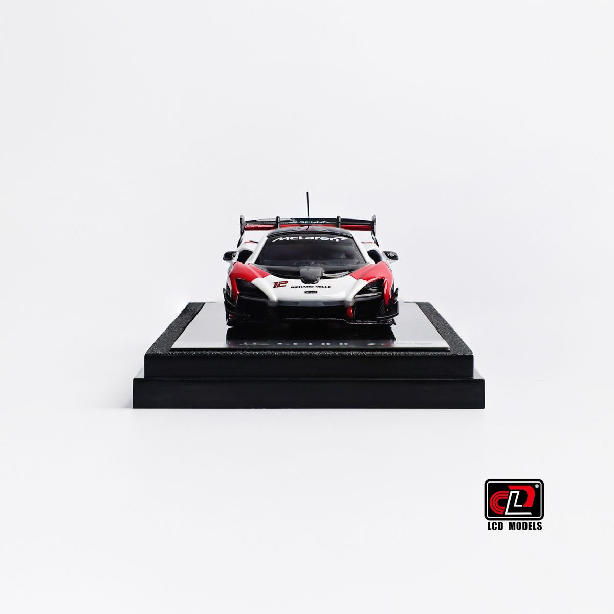 LCD 1:64 McLaren Senna GTR Red White McLaren Official Licensed