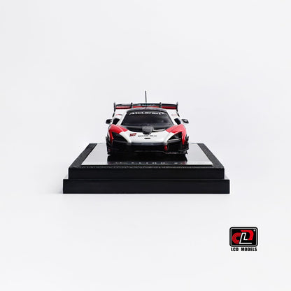 LCD 1:64 McLaren Senna GTR Red White McLaren Official Licensed