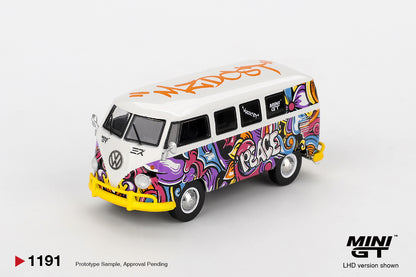 Mini GT 1:64 Volkswagen T1 Microbus Mizu Design (MGT01191-CH)