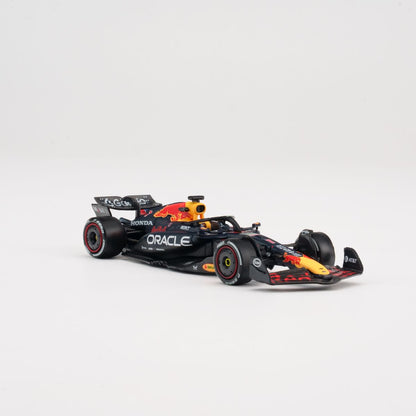 MINICHAMPS 1:64 ORACLE RED BULL RACING RB21 - MAX VERSTAPPEN - WINNER EMILIA-ROMAGNA GP 2025  With FIGURINE, 2X PITBOARD AND POSITION BOARD