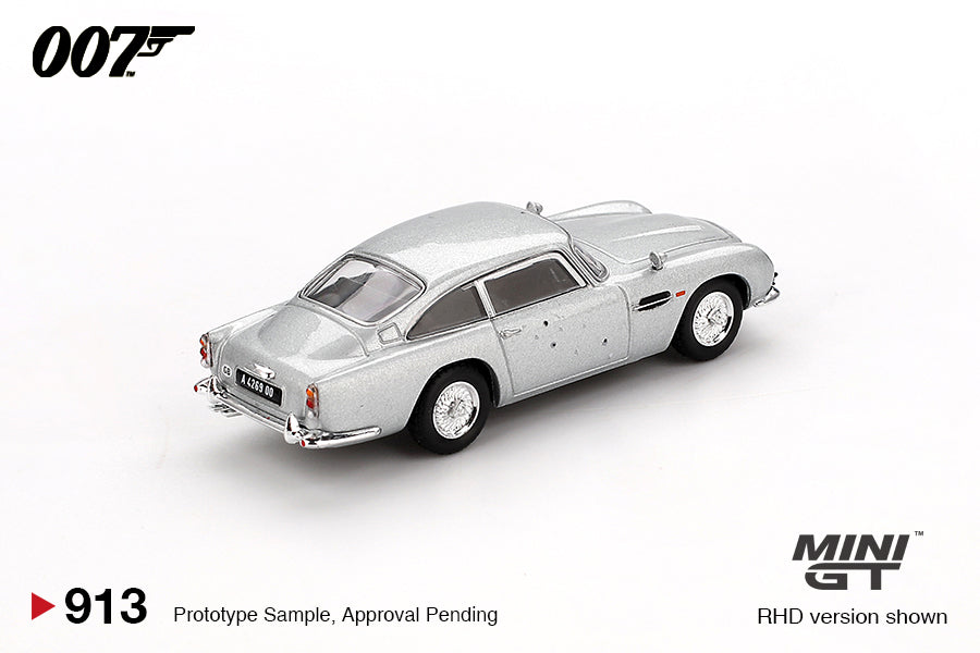 Mini GT 1:64 Aston Martin DB5 “Skyfall” – Battle Damaged Edition in Blister Packaging English Version (MGT00913-007E)