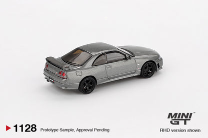 Mini GT 1:64 NISSAN Skyline GT-R Dark Metal Gray (NISMO BCNR33 CRS Version) (MGT01128-CH)