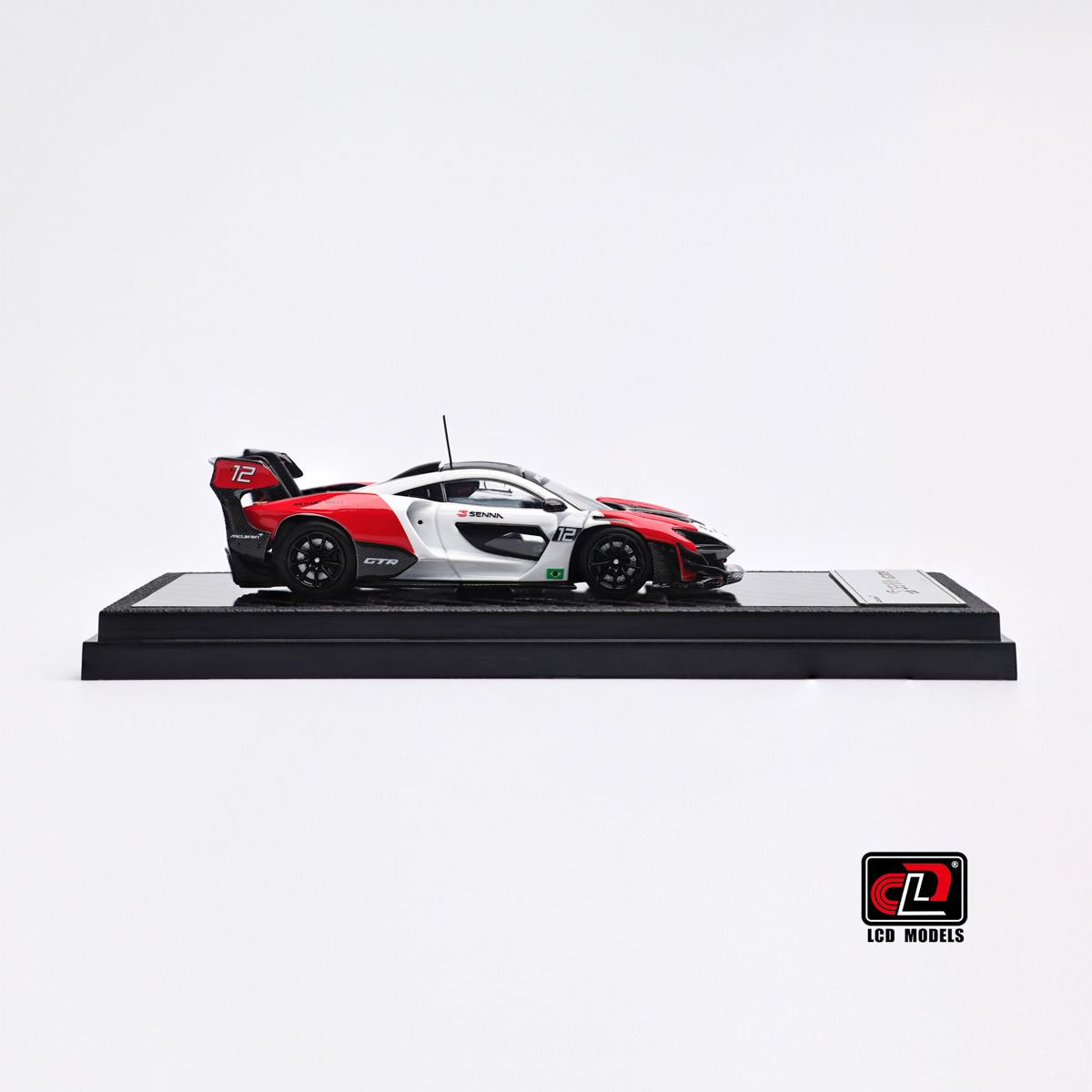 LCD 1:64 McLaren Senna GTR Red White McLaren Official Licensed
