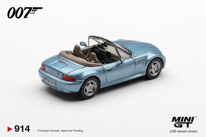 Mini GT 1:64 BMW Z3 “GoldenEye” in Blaster Packaging English Version (MGT00914-007ECH)