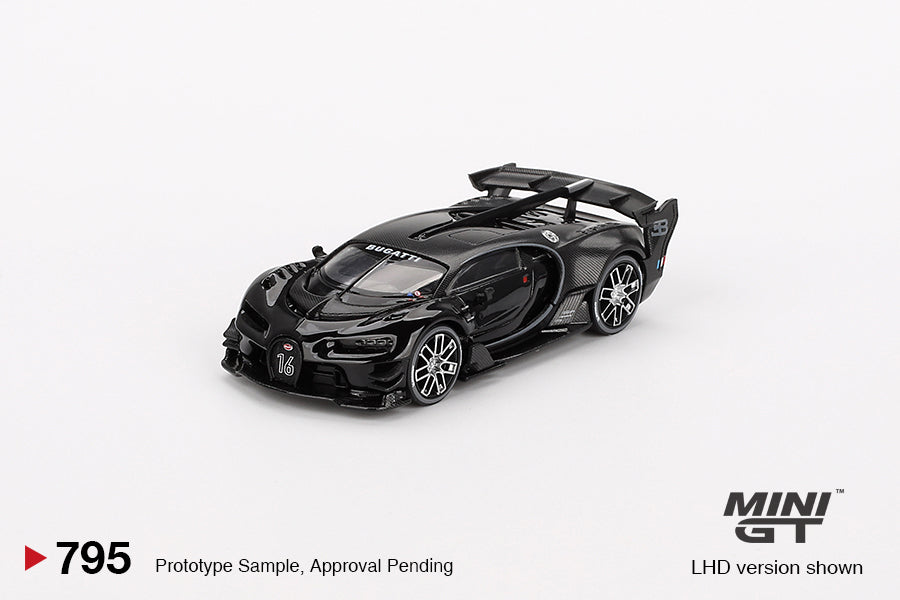 Mini GT 1:64 Bugatti Vision Gran Turismo Black (MGT00795-CH)