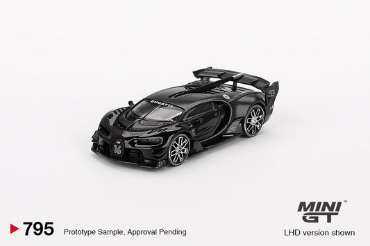 Mini GT 1:64 Bugatti Vision Gran Turismo Black (MGT00795-CH)
