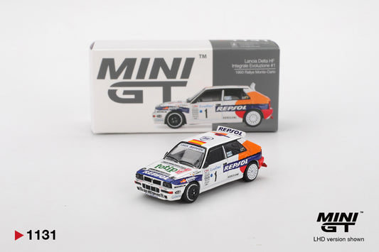 Mini GT 1:64 Lancia Delta HF Integrale Evoluzione #1 1993 Rallye Monte-Carlo (MGT01131-CH)