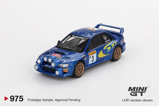 Mini GT 1:64 Subaru Impreza WRC98 1998 Rally Monte-Carlo 3rd Place #3 (MGT00975-CH)