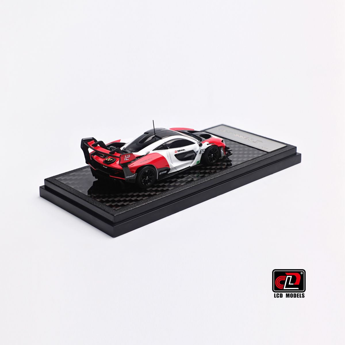 LCD 1:64 McLaren Senna GTR Red White McLaren Official Licensed