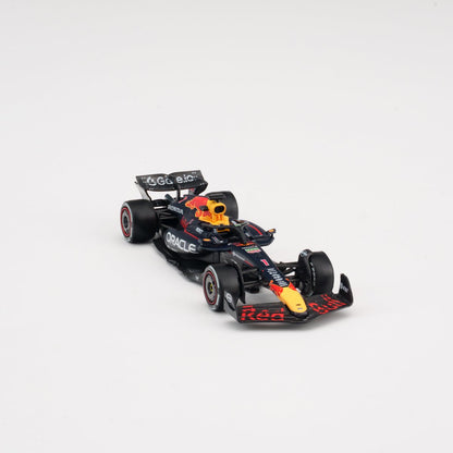 MINICHAMPS 1:64 ORACLE RED BULL RACING RB21 - MAX VERSTAPPEN - WINNER EMILIA-ROMAGNA GP 2025  With FIGURINE, 2X PITBOARD AND POSITION BOARD