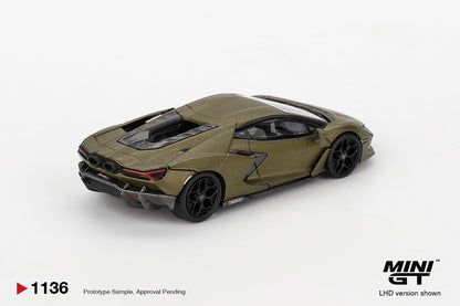Mini GT 1:64 Lamborghini Revuelto Verde Gea Matte (MGT01136-CH)