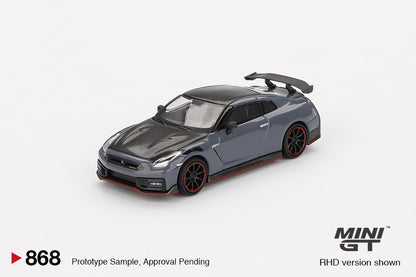 Mini GT 1:64 Nissan GT-R Nismo 2024 NISMO Stealth Gray (MGT00868-CH)