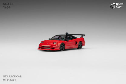 Micro Turbo 1:64 Honda NSX NA1 Race Car Classic Red Limited 999 Pieces (Folding Head Lights + Openable Engine Hood + Removable Detailed Engine)