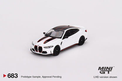 Mini GT 1:64 BMW M4 CSL Alpine White LHD (MGT00683-CH)