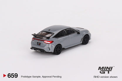 Mini GT 1:64 Honda Civic Type R Sonic Gray Pearl 2023 (MGT00659-CH)