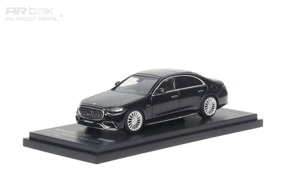 AR Box 1:64 Mercedes Benz S Class MK7 W223 AMG S63 E-Performance 2023 Edition Obsidian Black Official Licensed