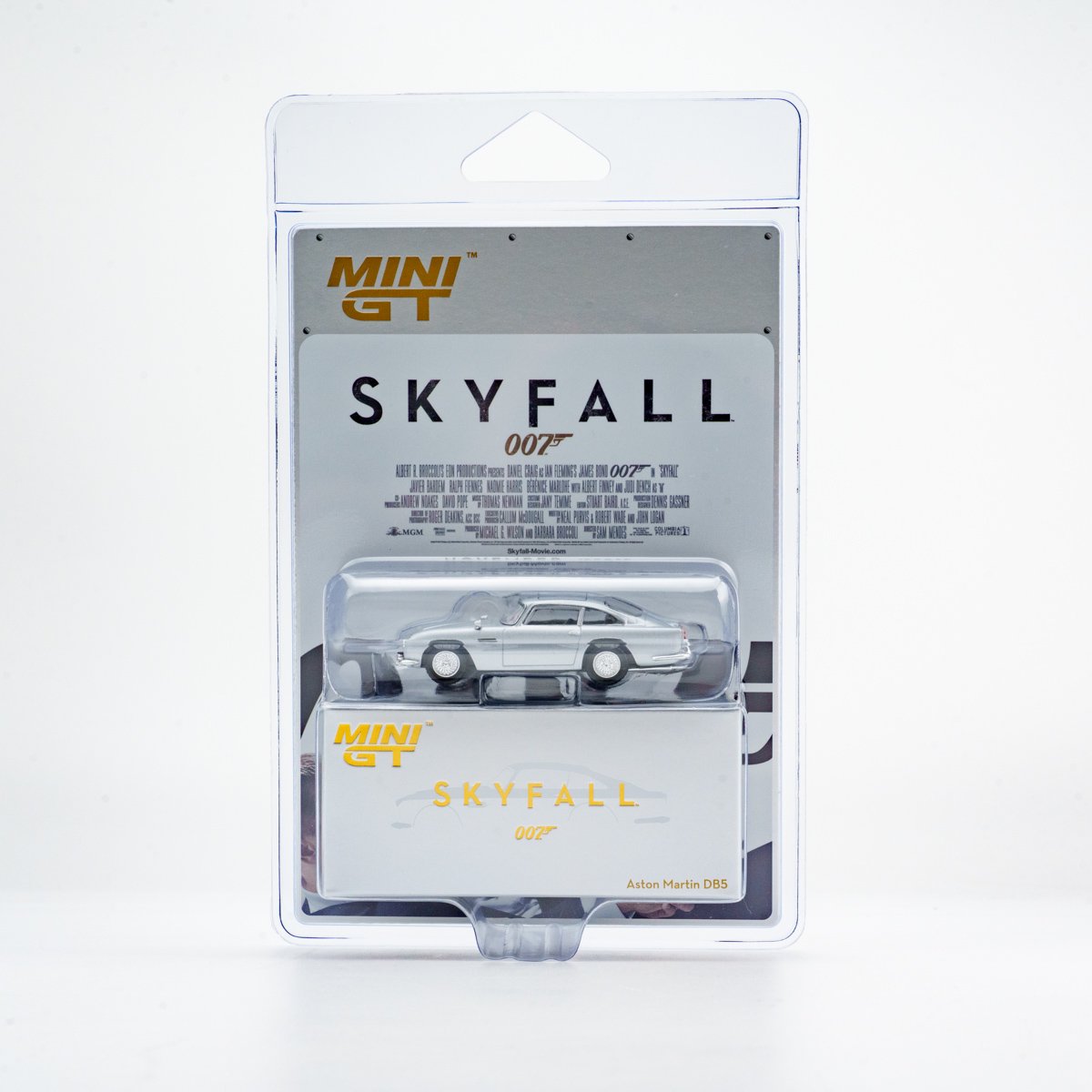 Mini GT 1:64 Aston Martin DB5 “Skyfall” – Battle Damaged Edition in Blister Packaging English Version (MGT00913-007E)