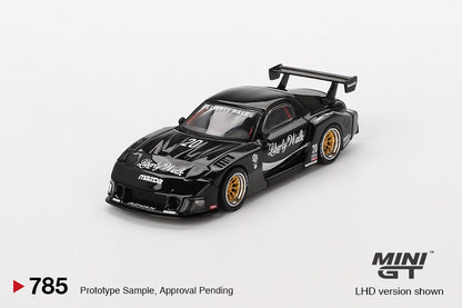 Mini GT 1:64 MAZDA RX-7 LB-Super Silhouette Liberty Walk Black (MGT00785-CH)