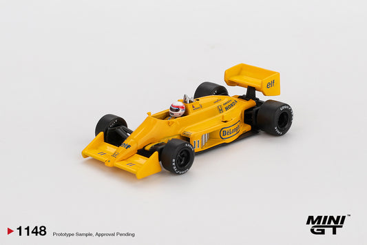 Mini GT 1:64 Lotus 99T #11 Satoru Nakajima 1987 Monaco Grand Prix - With Camel Decal Sticker (MGT01148-CH)