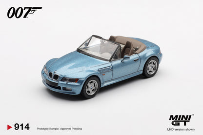 Mini GT 1:64 BMW Z3 “GoldenEye” in Blaster Packaging English Version (MGT00914-007ECH)