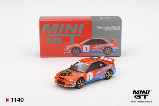 Mini GT 1:64 Subaru Impreza WRC97 #1 1999 DRM Champion (MGT01140-CH)