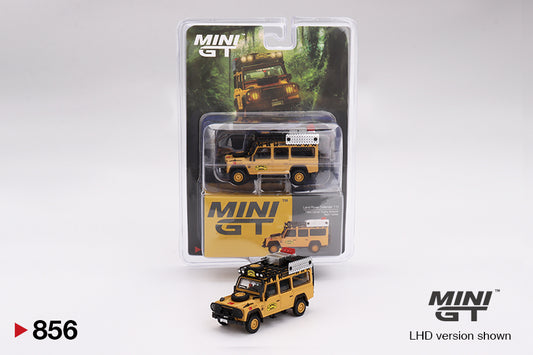 Mini GT 1:64 Land Rover Defender 110 1989 Camel Trophy Amazon Team Turkey Turkey Exclusive BLISTER PACKAGING (MGT00856-BL)