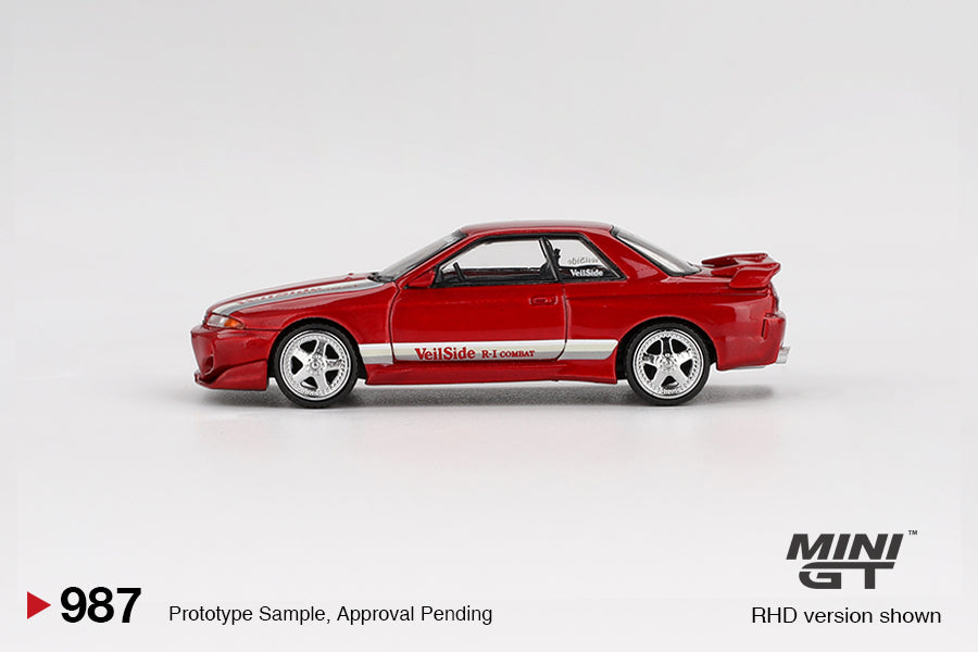 Mini GT 1:64 Nissan Skyline GT-R (R32) VeilSide Combat C-I Gem Red (MGT00987-CH)