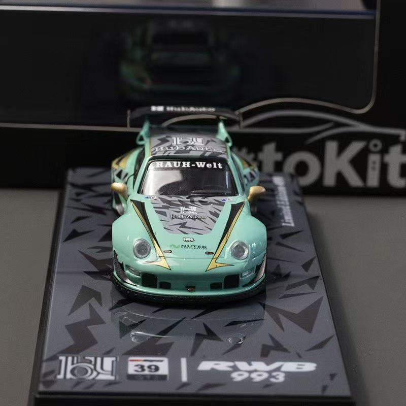 Motokit 1:64 RWB 993 #23 Hub Auto Green Livery