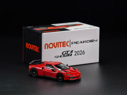 Peako 1:64 Ferrari 296 N Largo Novitec Custom Red China GT Show 2026 Limited Edition