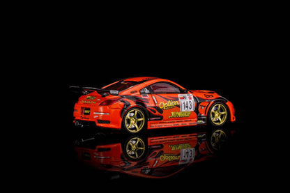 Motorhelix X Mr. Hiro X Option 1:64 Nissan Fairlady Z "Option Stream Z" 02 Orange Official Licensed