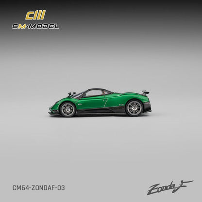 CM Model 1:64 Pagani Zonda F Metallic Emerald Green Pagani Official Licensed