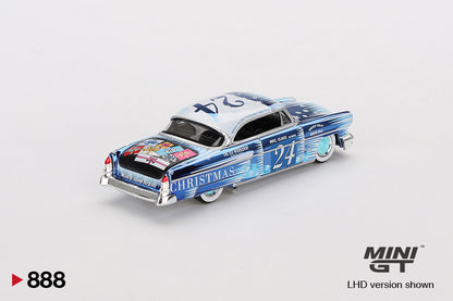 Mini GT 1:64 Lincoln Capri Christmas Hot Rod by Tim Sadchikov 2024 Christmas Edition (MGT00888-L)